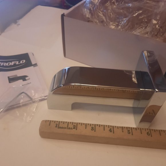 ProFlo PFTS39CP Non Diverter Tub Spout in Polished Chrome, New - Picture 12 of 13